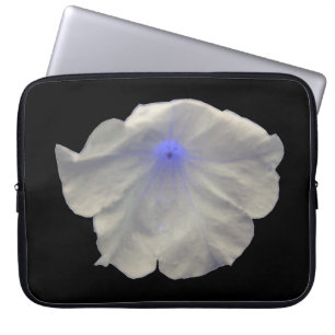 Petunia Blue Glow Laptop Bag Laptopschutzhülle