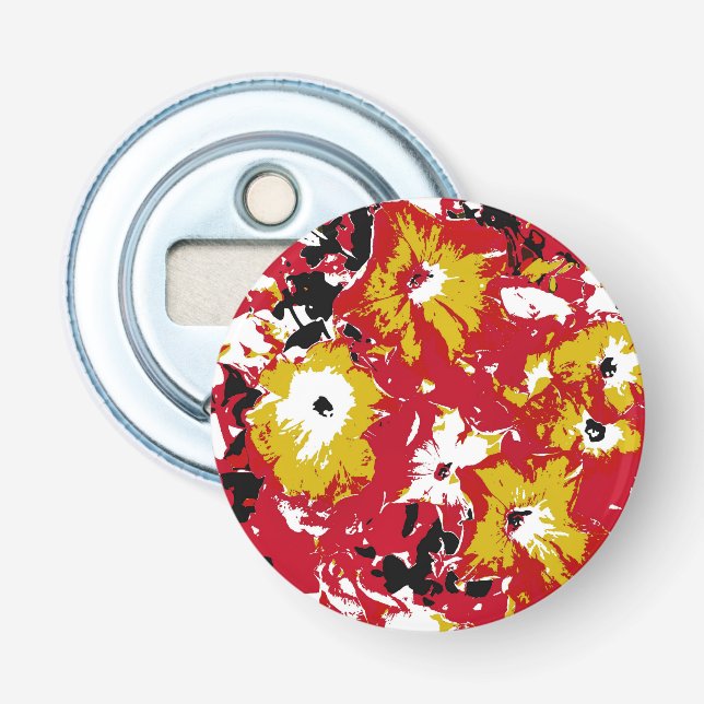 PETUNIA-BLUME ABSTRAKT FLASCHENÖFFNER (Vorderseite)