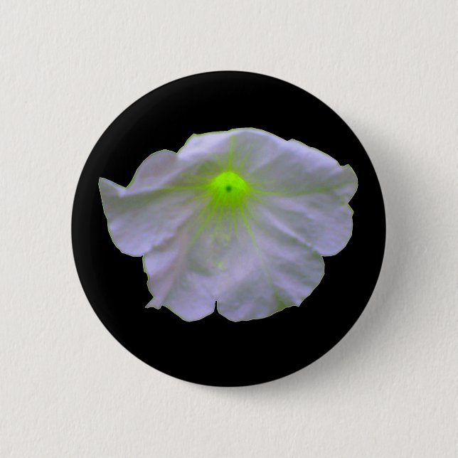 Petunia Glows Green Button (Vorderseite)