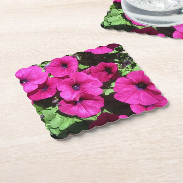 Petunia Paper Untersetzer (angewinkelt)