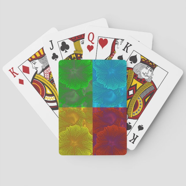 Petunia Pop Spielkarten (Rückseite)