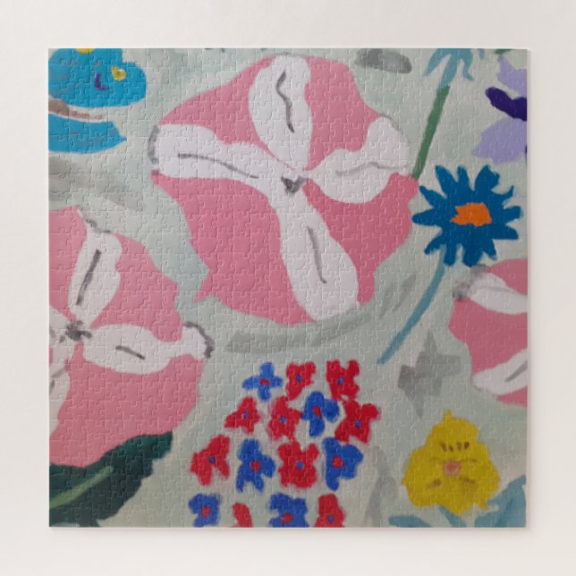 Petunia & Summer Blume Jigsaw Puzzle (Vertikal)