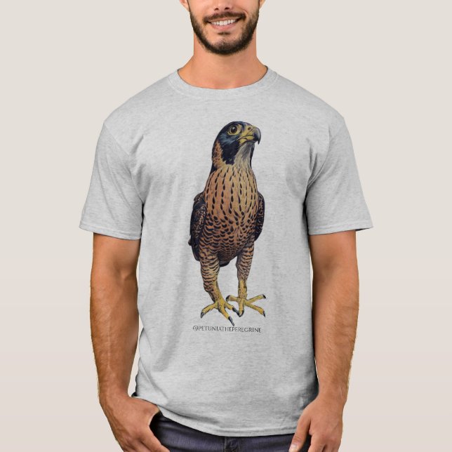Petunia the Peregrine Falcon T-Shirt (Vorderseite)