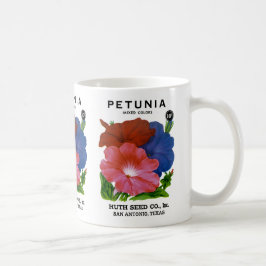 Petunia Vintag Seed Packet Kaffeetasse