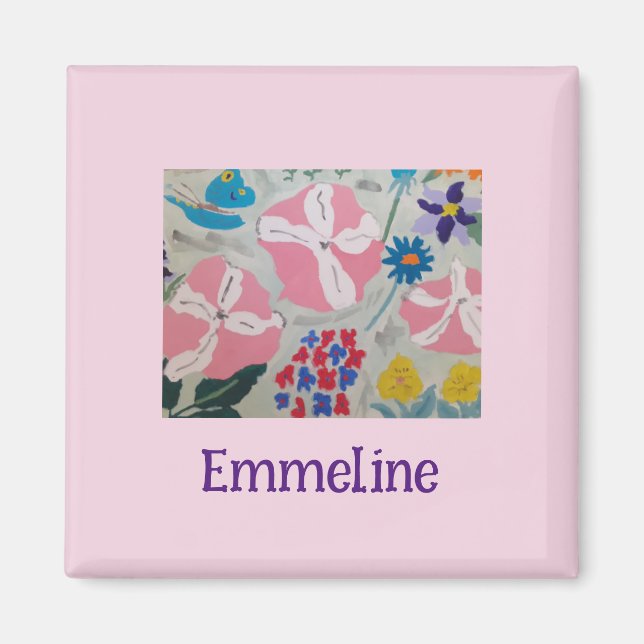 Pétunias & Fleurs d'été Magnet personnalisé (Devant)