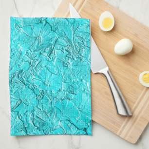 Petunias-Skulpturen, Aqua Blue-Kitchen Handtücher