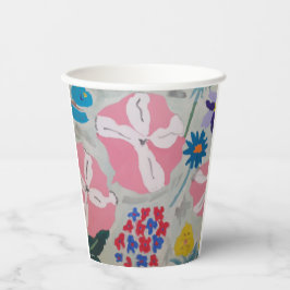 Petunias & Summer Blume Pappbecher