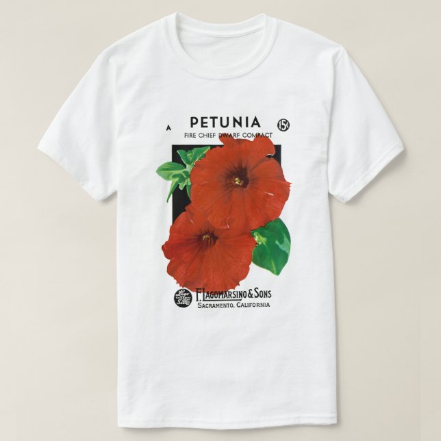 Petunie T-Shirt (Design vorne)