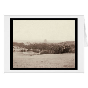 Peu de buttes de Missouri et tour WY 1890 du