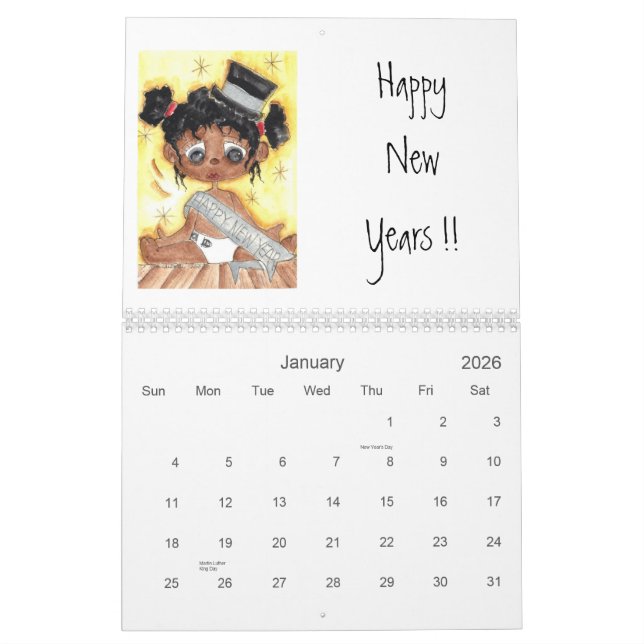 Peu de calendrier minuscule 2011 de Babycakes (Jan 2026)