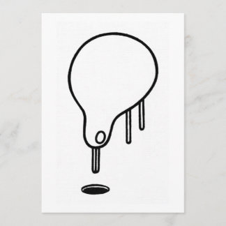 Peu de carte d'art de curieux de trou