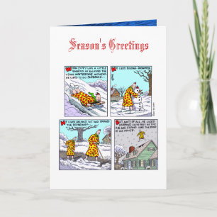 Peu de carte de Noël énergique