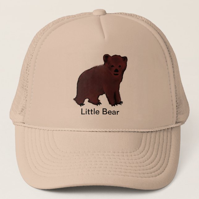 Peu de casquette de baseball d'ours (Devant)
