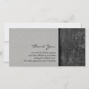 Peu de Merci de sympathie de dessin d'enfant de