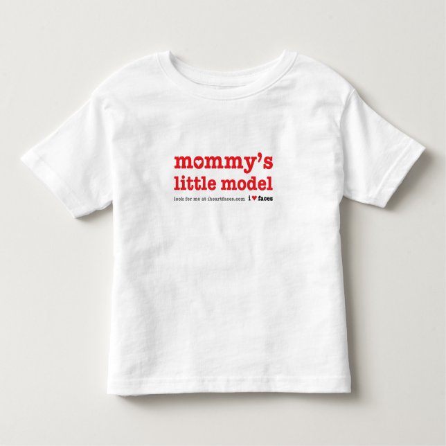 Peu de modèle de la maman - le T-shirt de l'enfant (Devant)