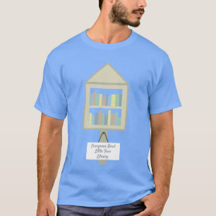 Peu de T-shirt personnalisé de bibliothèque libr