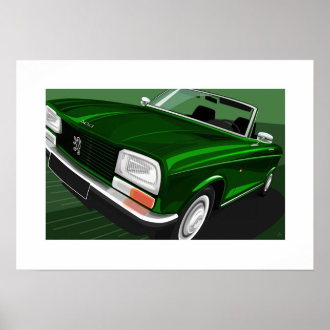Peugeot 304-Konvertible Poster (Vorne)