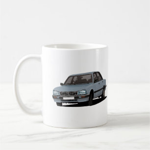 Peugeot 505 - 2 blau-graue Bilder x - Kaffeetasse