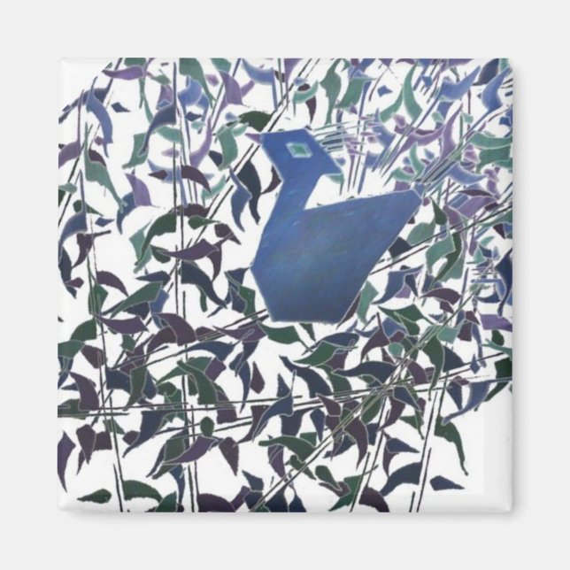 PEUR D'AMOUR ÉTERNEL PEACOCK MAGNET (Devant)