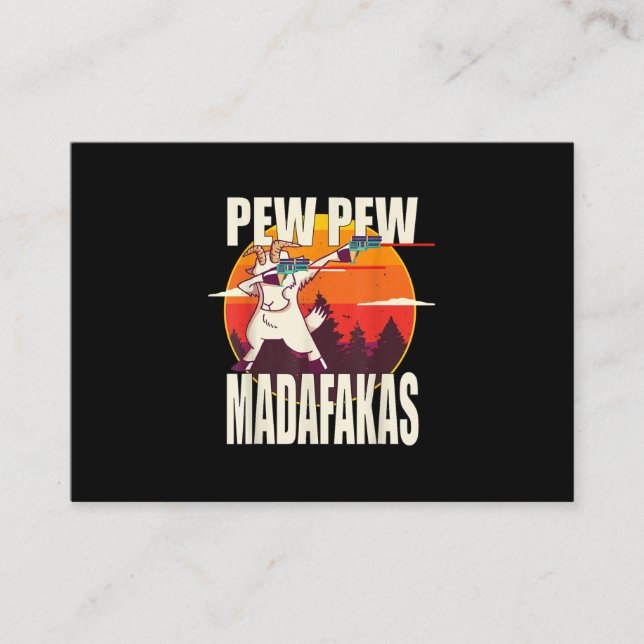 Pew Madafakas Pew Madafakas Visitenkarte (Vorderseite)