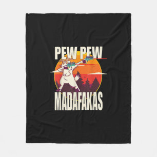 Pew Pew Madafakas Pew Madafakas Goat Fleecedecke