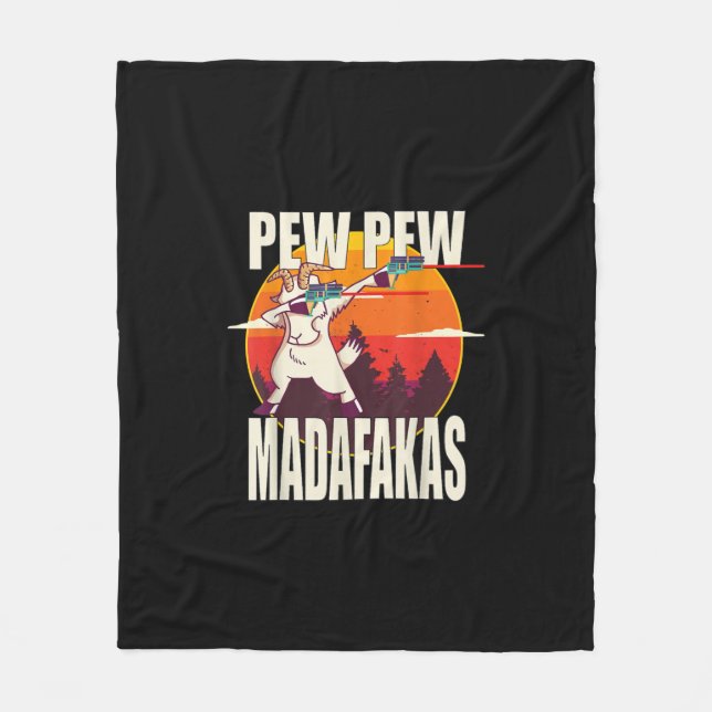 Pew Pew Madafakas Pew Madafakas Goat Fleecedecke (Vorderseite)