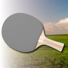 Pewter Gray Solid Color | Klassisches Elegant Tischtennis Schläger
