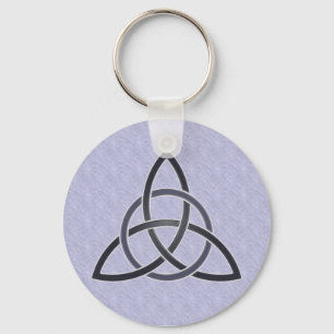 Pewter Trinity Knot Schlüsselanhänger