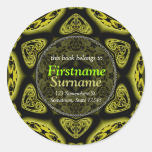 Peyote Geometric Star Buchzeichen Sticker