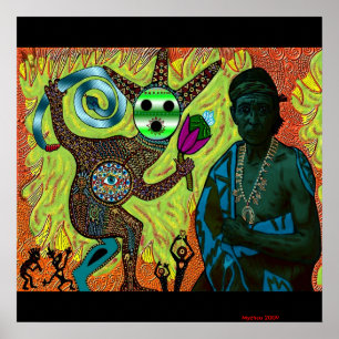 Peyote Healing (Poster) Poster