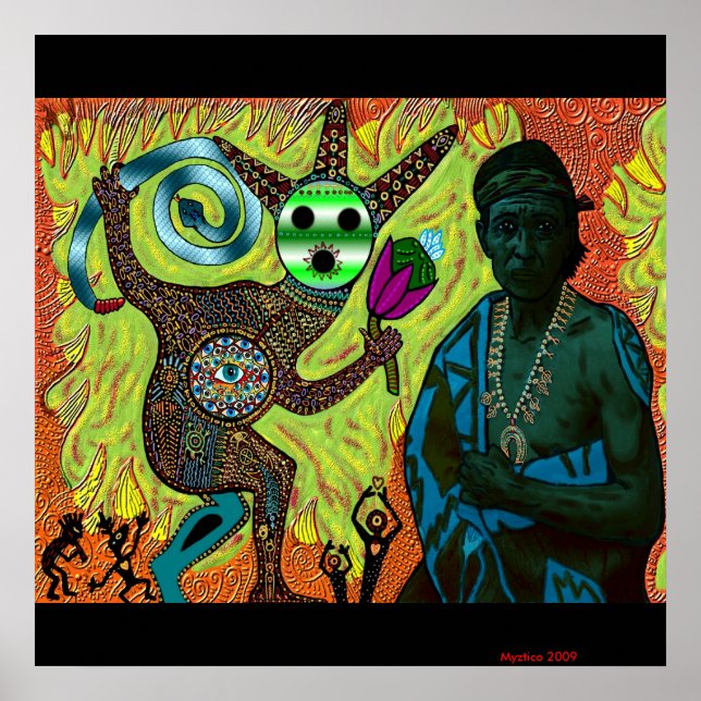 Peyote Healing (Poster) Poster (Vorne)