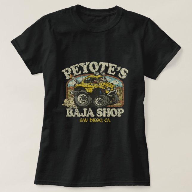 Peyote's Baja Shop 1974 T - Shirt (Design vorne)
