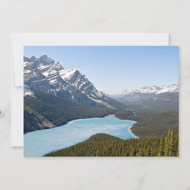 Peyto Lake - Banff National Park, Alberta, Kanada Einladung (Vorderseite)