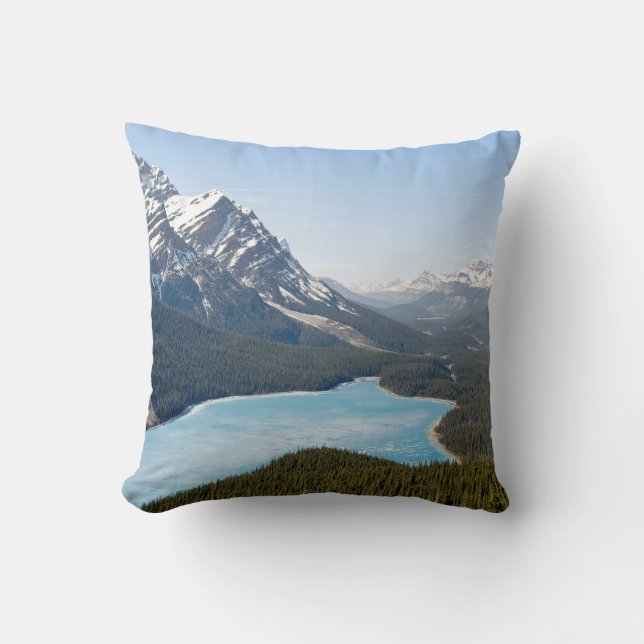 Peyto Lake - Banff National Park, Alberta, Kanada Kissen (Vorderseite)