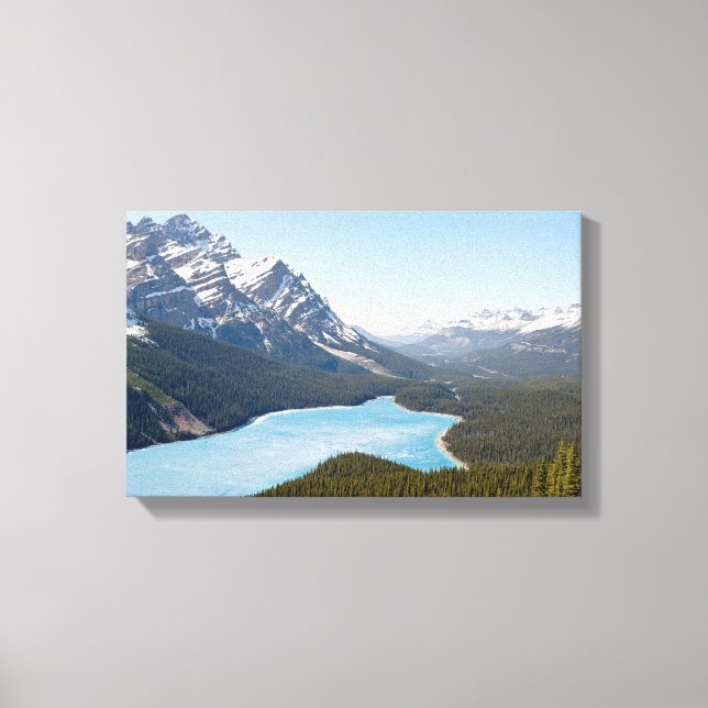 Peyto Lake - Banff National Park, Alberta, Kanada Leinwanddruck (Vorderseite)