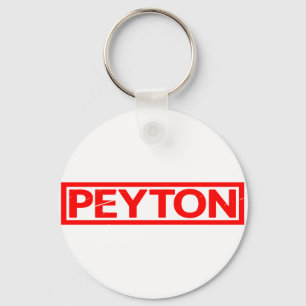 Peyton Briefmarke Schlüsselanhänger