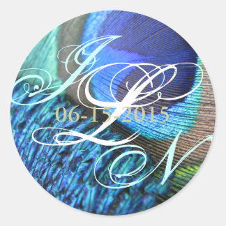 Pfacock Feather Sticker