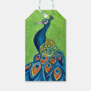 Pfacock-Geschenk-Tag Geschenkanhänger