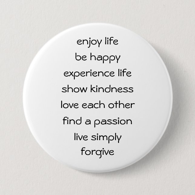 Pfad der spirituellen Lebensmeldung Button (Vorderseite)