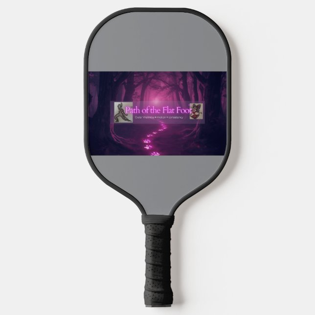Pfad des flachen Fußes Pickleball Schläger (Vorderseite)