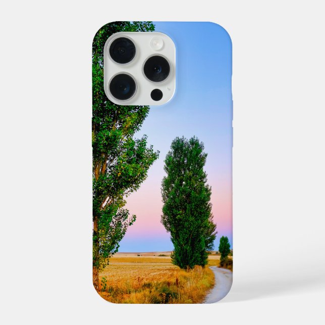 Pfad des französischen Weges iPhone 15 Pro Hülle (Rückseite)