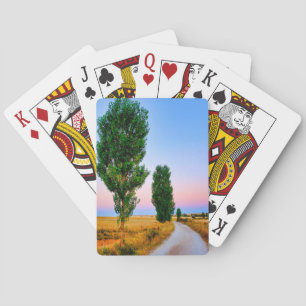 Pfad des französischen Weges Spielkarten