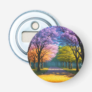 **"Pfad des Purpurrots: Jacaranda-Promenade"** Flaschenöffner