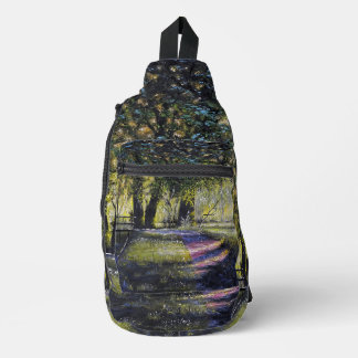"Pfad durch die Landschaft" Crossbody Bag