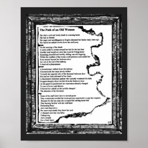 Pfad einer alten Frau Poster