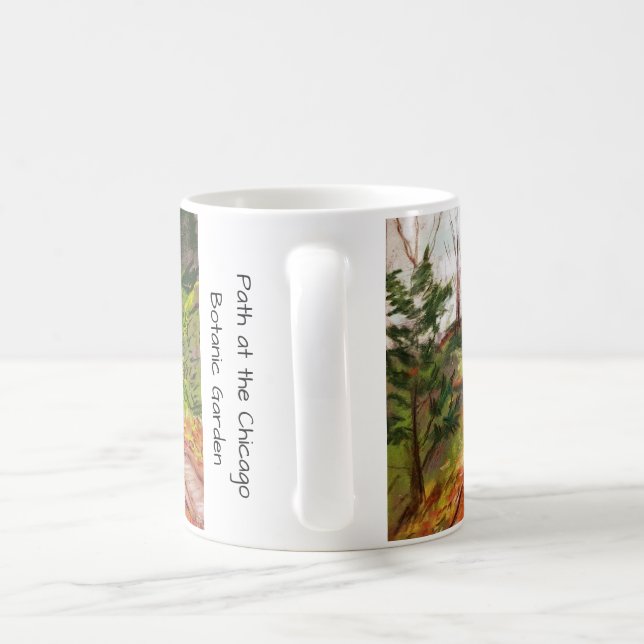 Pfad im Botanischen Garten Chicago Kaffeetasse (Henkel)
