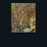 Pfad im Wald von Vincent van Gogh Leinwanddruck<br><div class="desc">Der Wald-Pfad von Vincent van Gogh ist ein Vintages Landschaftsbild aus Post-Impressionismus. Spazieren Sie auf einem Waldpfad mit Bäumen, die den Weg in der Herbstsaison entlang führen. Über den Künstler: Vincent Willem van Gogh (1853-1890) war einer der berühmtesten postimpressionistischen Maler seiner Zeit. Seine Arbeit war besonders für seine raue Schönheit,...</div>