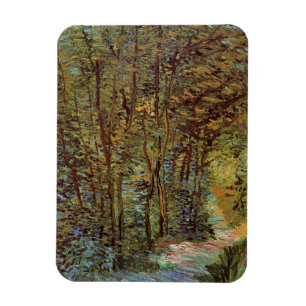 Pfad im Wald von Vincent van Gogh Magnet