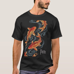 Pfad – Zeitloser Koi-Symbol für Wachstum und Richt T-Shirt