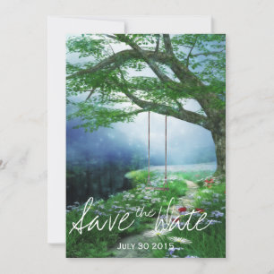 PFAD ZU FEIEREN WOODLAND STREAM SAVE THE DATE